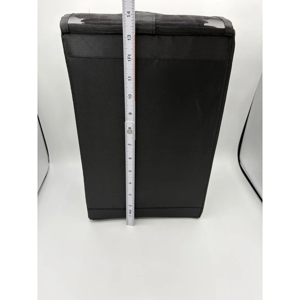 4 pack IKEA Skubb Storage Box Black Fabric Closet Organizer Bin with Mesh Front